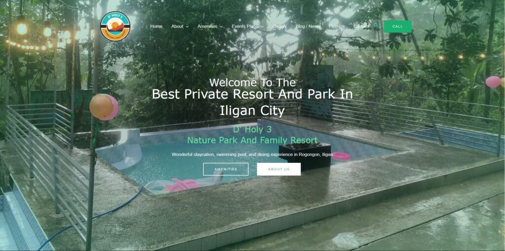 D' Holy 3 Nature Park And Family Resort - homepage